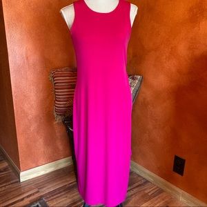 NWOT Banana Republic sleeveless fuschia dress S